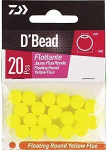 PERLE RONDE FLOT. JAUNE FLUO M