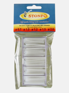 TUBETTI SILICONE IN SCATOLINA BOX mis.grande -   0,7-1,0-1,2-1,5-2,0