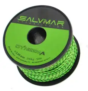 SALVIMAR DYNEEMA LINE 2.0MM 50MTR 240KG GREEN
