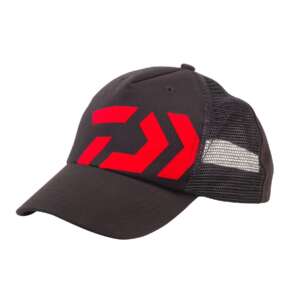 CASQUETTE TRUCKER NOIRE LOGO ROUGE
