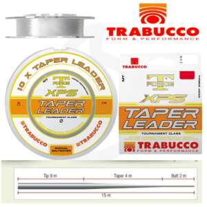 TRABUCCO TF SC TAPER LEADER 15M 0.18/0.32 053-71-016