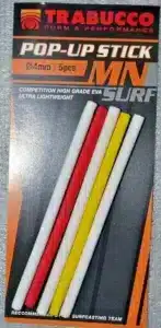 TRABUCCO SURF POP UP STICKS 4MM 5 PCS