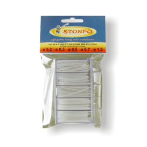 TUBETTI SILICONE IN SCATOLINA- BOX mis.piccole -   0,2-0,3-0,5-0,7-1,0