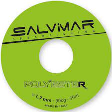 SALVIMAR IDEAL POLIESTERE 1.7MM 50MTR 90KG BLACK/ACID GREEN