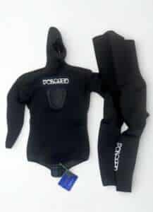 TENUE POLOSUB 5.5MM BLACK LINED OPENCELL WETSUIT FREEDIVING