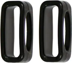 CRESSI STRAP LOOP SMALL BLACK 2PCS