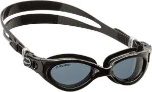 FLASH CRESSI GOGGLES BLACK/ GREY SMOKED LENS