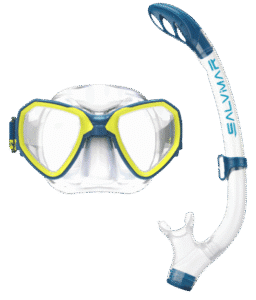 SALVIMAR ENFANT COMBO MORPHEUS MID PETROL MASK+DEB SNORKEL