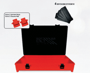 TOP BOXXX EVO [2.18] BLUE-RED + 4 DIVISORI BLUE