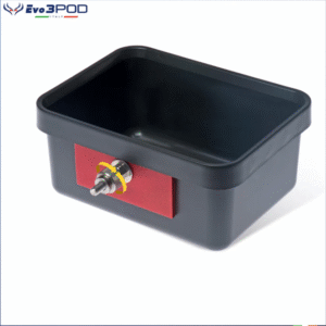 VASCHETTA PLASTICA PROFONDA C/PIASTRINA ELITE RED