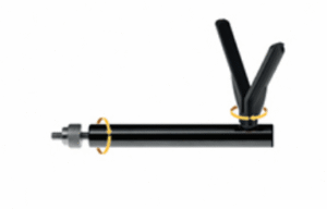 BRACCETTO APPOGGIA CANNA BASSO LATERALE ELITE BLACK (+ Y STONFO)