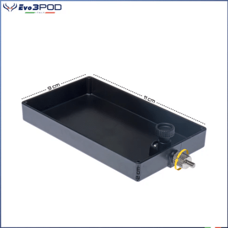 PIATTINO PLASTICA 19X11 NERO