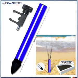 TUBETTO PORTA AGHI CON PUNTA E CLIP ELITE BLUE