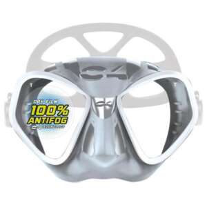 MASQUE C4 CONDOR SILVER/WHITE ANTI FOG
