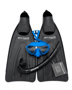 Combo salvimar masque NEO petrol + tuba Time black