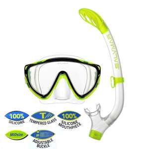 COMBO SALVIMAR RAY MASK + DEB TUBA CLAM SHELL